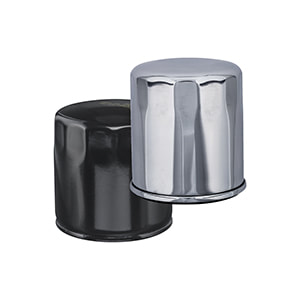 AMSOIL Canada Metric Motorcycle Oil Filter Black Chrome
